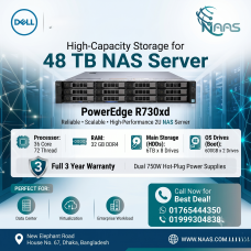 Dell PowerEdge R730xd 48TB NAS Server - 36 Core Enterprise Workload